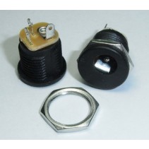 DC Power Jack 2.1mm Enclosed Frame With Switch