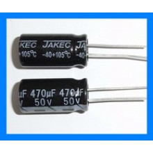 470uF 50V 105C Radial Electrolytic Capacitor 10x20mm