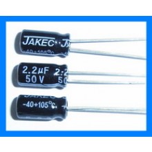 2.2uF 50V 105C Radial Electrolytic Capacitor 5x11mm