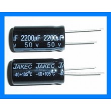 2200uF 50V 105C Radial Electrolytic Capacitor 16x32mm