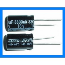 3300uF 16V 105C Radial Electrolytic Capacitor 13x21mm