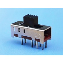 Slide Switch 2P3T Through Hole 0.3A 50VDC