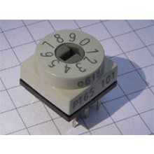 PT65101 Code Switch Straight 3+3 BCD Arrow-shape slot  PT65101