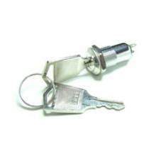 S1091B-2 Key Switch 125VAC@1A ,250VAC@0.5A SPST-NO Panel Mount 2 positions S1091B-2