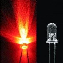 LED 5mm Red Water Clear Ultra Bright
