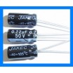 0.22uF 50V 105C Radial Electrolytic Capacitor 5x11mm
