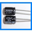 470uF 16V 105C Radial Electrolytic Capacitor 8x11mm