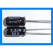 3.3uF 50V 105C Radial Electrolytic Capacitor 5x11mm