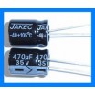 470uF 35V 105C Radial Electrolytic Capacitor 10x15mm