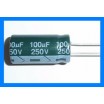 100uF 250V 85C Radial Electrolytic Capacitor 16x32mm