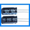 1000uF 50V 105C Radial Electrolytic Capacitor 13x26mm