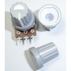 White Plastic Knob with Pointer
