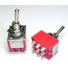 Mini Toggle Switch 3PDT On-On