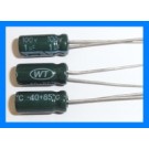 1uF 100V 85C Radial Electrolytic Capacitor 5x11mm