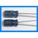 3.3uF 100V 85C Radial Electrolytic Capacitor 5x11mm