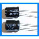 100uF 50V 105C Radial Electrolytic Capacitor 8x11mm