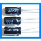 100uF 16V 105C Radial Electrolytic Capacitor 5x11mm