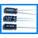 2.2uF 50V 105C Radial Electrolytic Capacitor 5x11mm