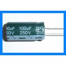 100uF 250V 85C Radial Electrolytic Capacitor 16x32mm