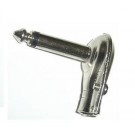 6.35mm 1/4" Mono Right Angle Metal Plug