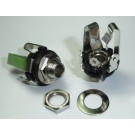 6.35mm 1/4" Stereo Chassis Socket / Jack 3 Terminals