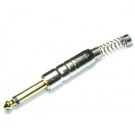 6.35mm 1/4" Stereo Gold Mono Plug with Spring