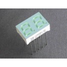 LED Display 7 Segment 2 Digit 0.28 inch Common Anode Super Green