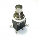 2PDT DPDT Latching Stomp Foot / Pedal Push Button Switch Solder Lugs
