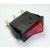 Rocker Switch Red ON/OFF SPST (with lamp) 15A 250VAC Panel Mount, Snap-In