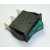 Rocker Switch Green ON/OFF SPST (with lamp) 15A 250VAC Panel Mount, Snap-In