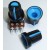 Black Plastic Knob with Blue Pointer