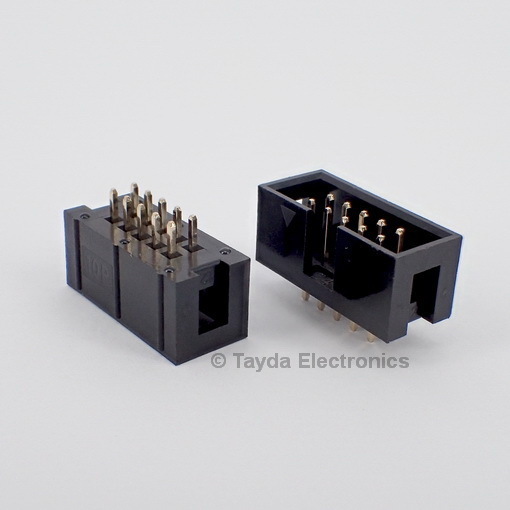 10 Pin Box Header Connector 2.54mm 2*5pin