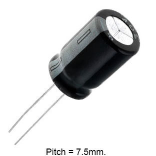 4700uF 16V 85C Radial Electrolytic Capacitor 16x25mm