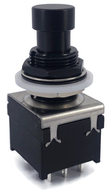 3PDT Stomp Foot / Pedal Switch Black Actuator