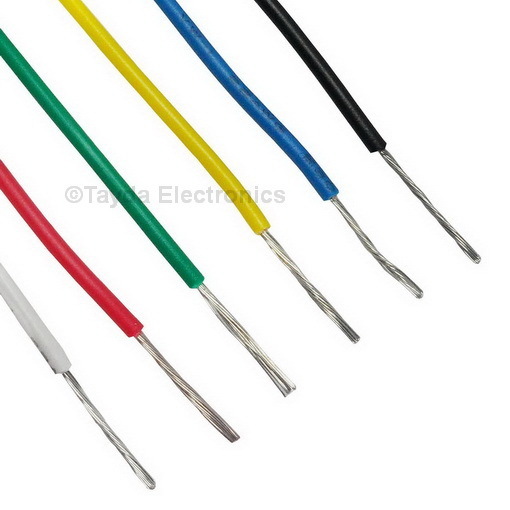AWG 24 Red Hook-Up Wire 1FT (30cm) Stranded