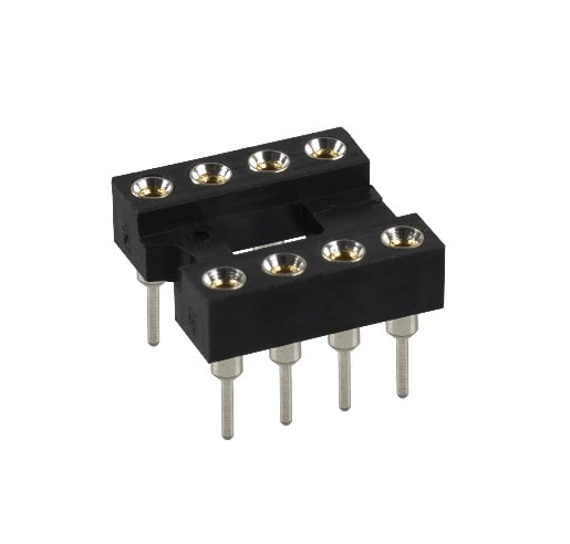 8 Pin Machine Tooled IC Socket