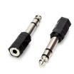 3.5mm Female to 6.35mm 1/4" Male Stereo Audio Jack Adaptor