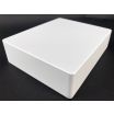 1590XX Style Aluminum Diecast Enclosure Matte White Sand Texture