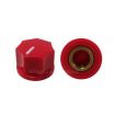 KN1250 ABS Fluted Red Knob 15x11mm