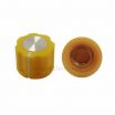 KN1360 ABS Fluted Yellow Knob 16x12mm