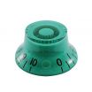 Green Gibson Style Knob Embossed Black Numbering