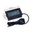 Black Digital display electronic thermometer with Probe 1M