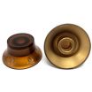 KN-2613 Amber Gibson Style Knob with White Numbering 0 to 10