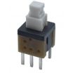 PUSH BUTTON SWITCH LATCHING DPDT 0.5A 50VDC 6x6mm