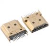 HDMI 19 Pin Male Solder Type Pitch 0.5mm Gold Plated