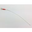 AWG 20 White Wire with Connector AMP Spade Tongue 150mm(15cm) Solid