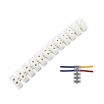 12 Way 3A 380V Barrier Screw Terminal Block Wire Connector Strip 