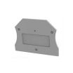 End Plate for Din Rail Terminal DC2.5 Gray Color