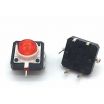 illuminated Tact Switch Red LED 12*12mm 7.3mm Through Hole SPST-NO