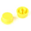 Round Tactile Push Button Cap Yellow Color 